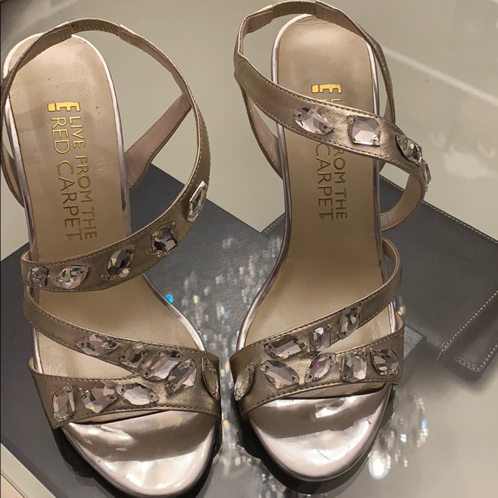 Live From The Red Carpet Gold Heels